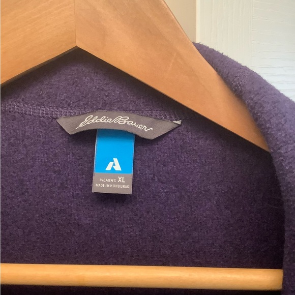 Eddie Bauer Hoodie Purple XL full zip - Picture 3 of 5